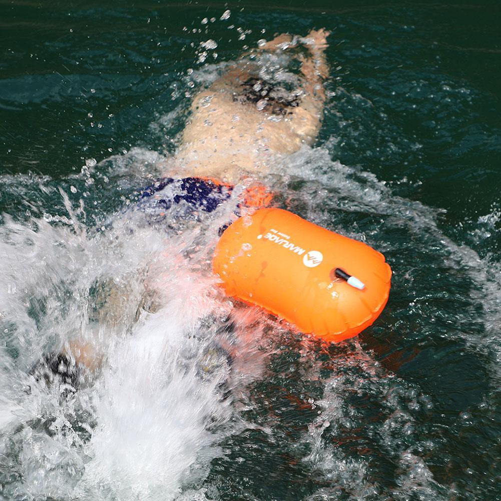 Swim Buoy Open Water - PVC de alta visibilidade natação em