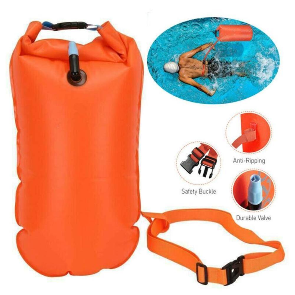Swim Buoy Open Water - Boia Inflável Leve para Natação com