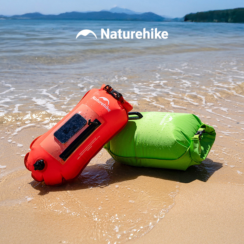 Swim Buoy Open Water - Bóia Inflável Naturehike 2026 Aprimorada para