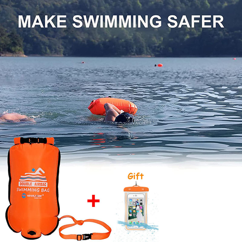Swim Buoy Open Water - Saco seco de natação inflável impermeável