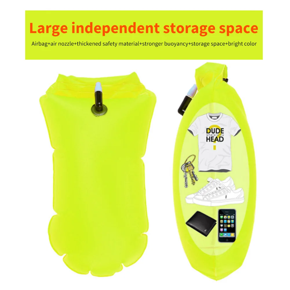 1 PC Saco Estanque Inflável pa - Swim Buoy Open Water avaliação e preço